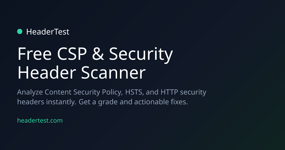 ineed2pee.com Security Headers — Scan History | HeaderTest